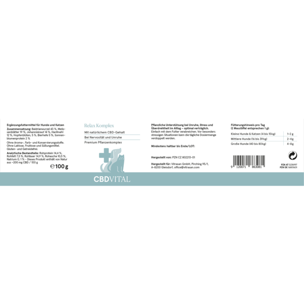 CBD Vital VET - Relax Komplex – Bild 2
