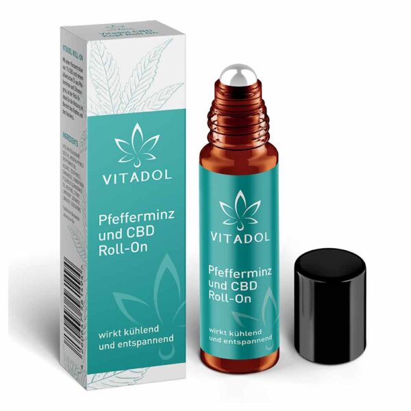 Vitadol Kopf Roll-On mit Pfefferminz und CBD – Bild 3