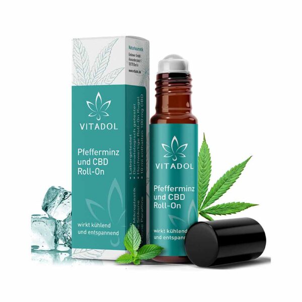 Vitadol Kopf Roll-On mit Pfefferminz und CBD – Bild 6
