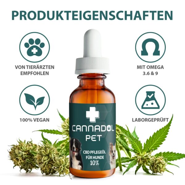 Cannadol CBD Öl Pet Hund 10% – Bild 6